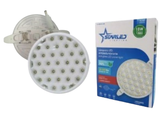 Lampara led empotrar redonda antideslumbrante 9W AC85-265V 6500K STARLED