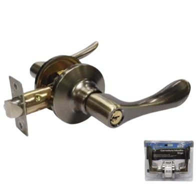 Cerradura manilla ergo antique brass BRUFER (dormitorio)