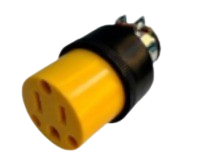 Toma corriente individual de goma c/tierra 125V / 15A TROEN