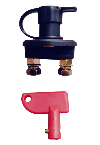 Switch corta corriente con llave extraible 2 pin CONINCA (100A/12V-50A/24V)