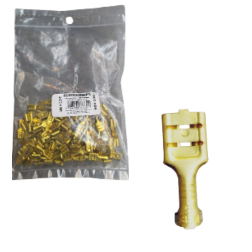Terminal hembra laton 250mm (Set 100pzs) CONINCA 12-10AWG