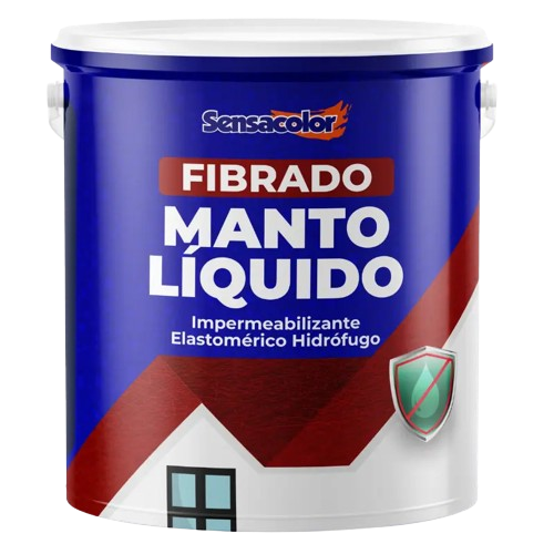 Manto liquido fibrado Rojo (Galon) SENSACOLOR