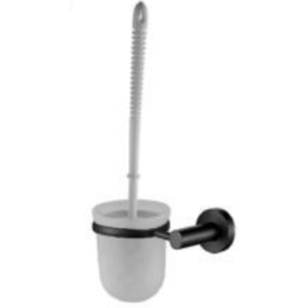 Cepillo de baño con soporte negro WADFOW