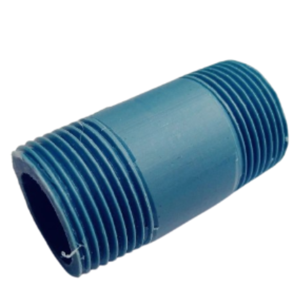 Niple pvc azul mr x mr (3/4" x 2") (x unidad)