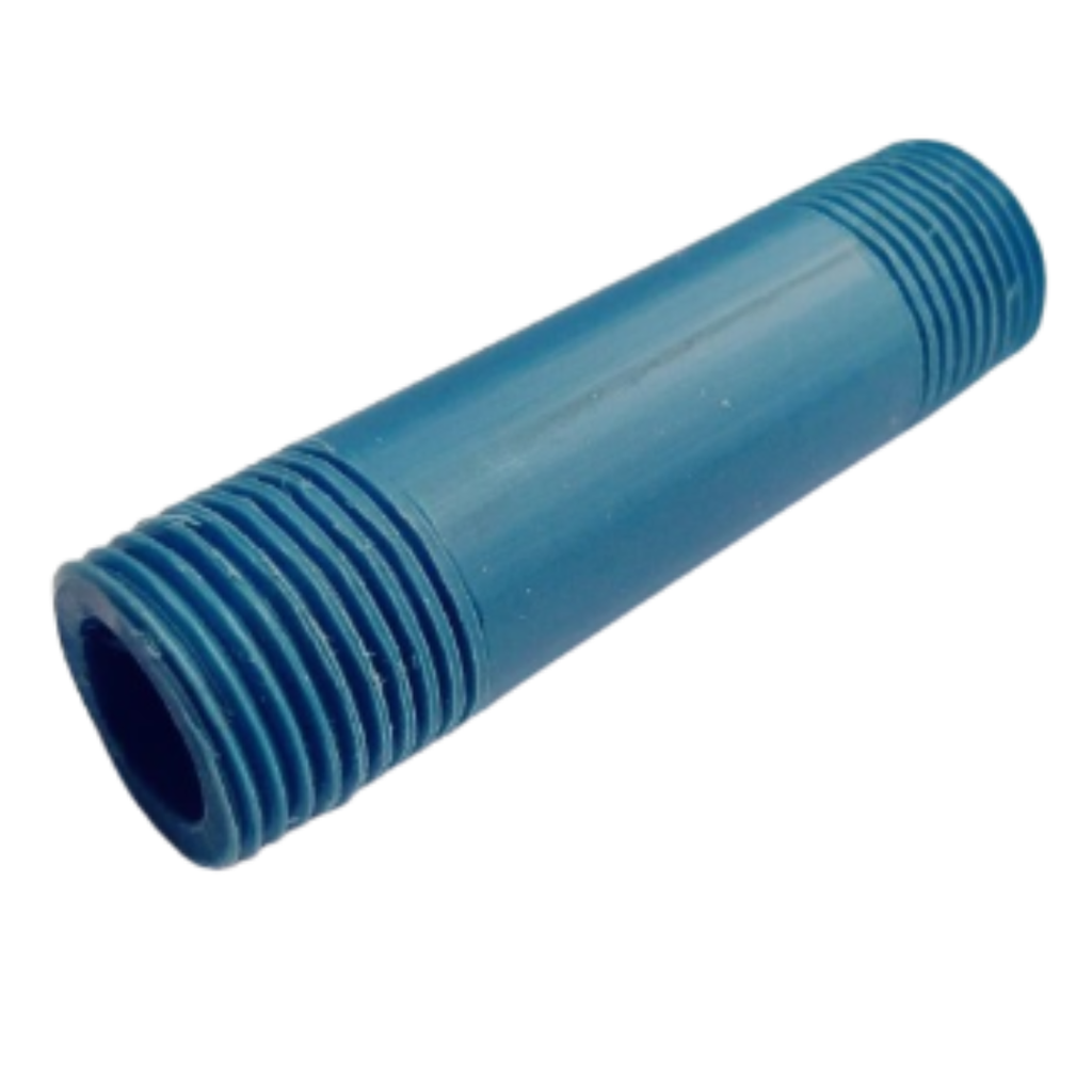 Niple pvc azul mr x mr (3/4" x 4") (x unidad)