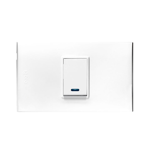 [B512S-W] Interruptor sencillo IGOTO (serie b)