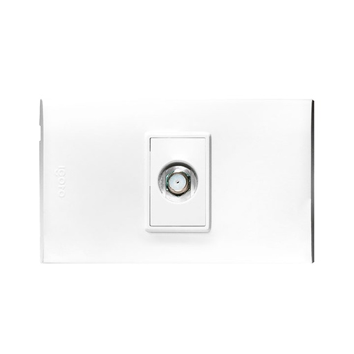 [B302-W] Toma para conector coaxial tv IGOTO (serie b)