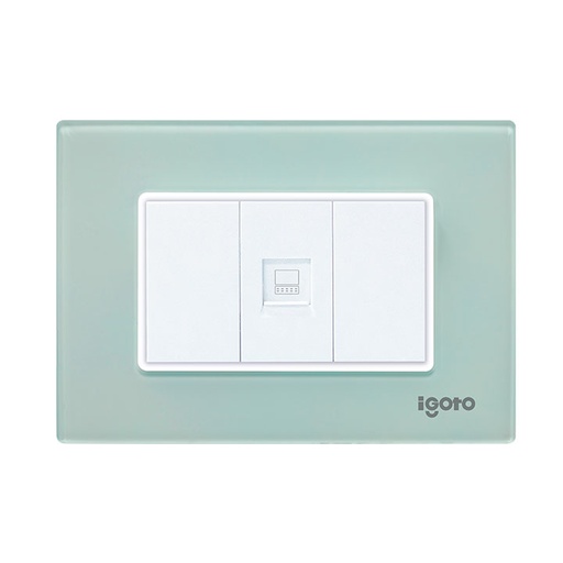 [Z408-A] Toma para conector rj45 redes IGOTO (serie z acrylic)