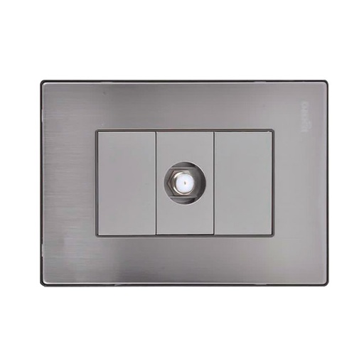 [I302] Toma para conector coaxial tv IGOTO (serie i inox)