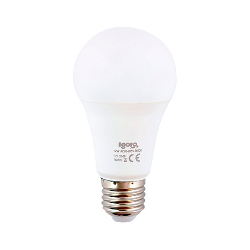 Bombillo led A60 E27 6500k IGOTO
