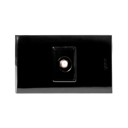 [B302-B] Toma para conector coaxial tv IGOTO (serie b black)
