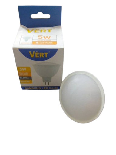 [BMS-53] BOMBILLO DICROICO LED MR16 5W 100-240V 3000K VERT