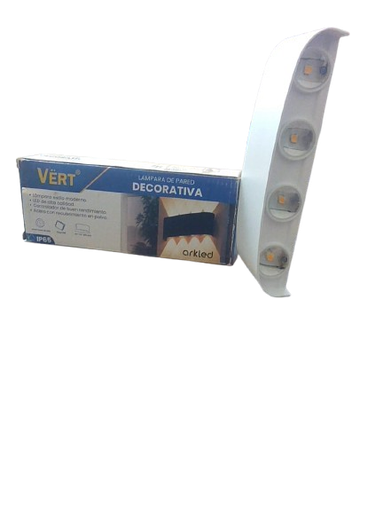 [LA8-83B] Lampara led aplique blanco 8w ac85-265v 3000k VERT