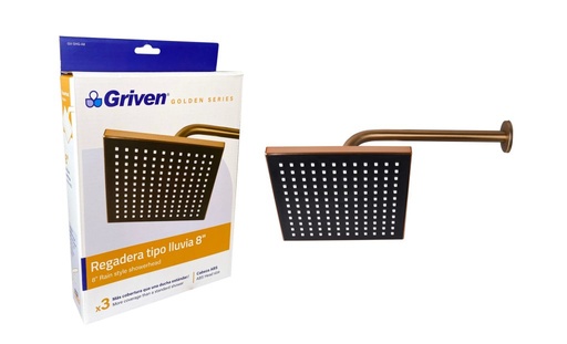 Regadera para ducha GRIVEN (dorada)
