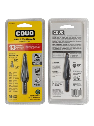 [CV-SDB-1812] Mecha escalonada COVO (1/4")