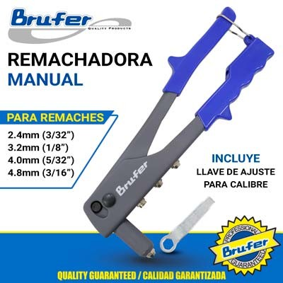 [208748-5] Remachadora multiposicion BRUFER