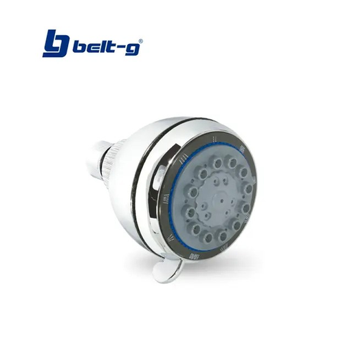 [GRI-1844] Regadera cromada tipo masaje 5 posiciones modelo (L) BELT-G