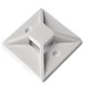 [TM-25] Base brida para tirrap autoadhesiva 25 mm x 25 mm ANDELI (100 pz)