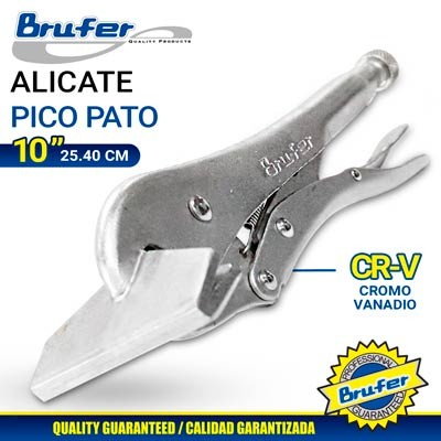 [201345-1] Alicate de presion 10'' BRUFER