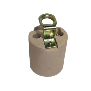 [SOC-02] Socate de porcelana plafon con niple FERMETAL