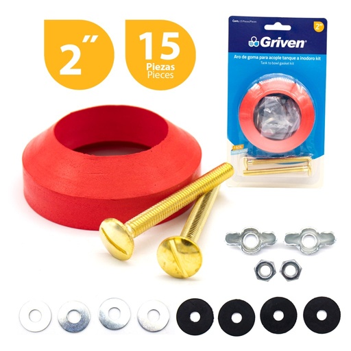 [A367-SC005] Goma para tanque w.c. 2'' GRIVEN