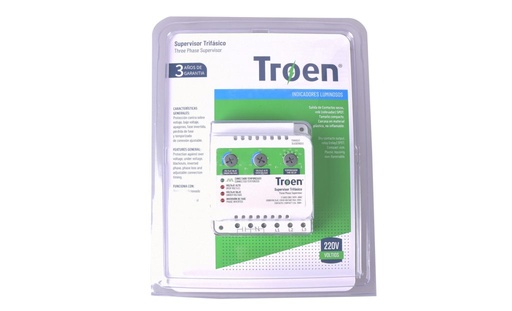 [TR-VP3] Protector trifasico 220v TROEN