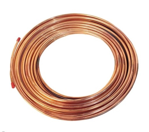 Tuberia flexible de cobre (rollo 15,24 metros)