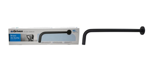 [GV-SRB4] Brazo para regadera GRIVEN (negra)