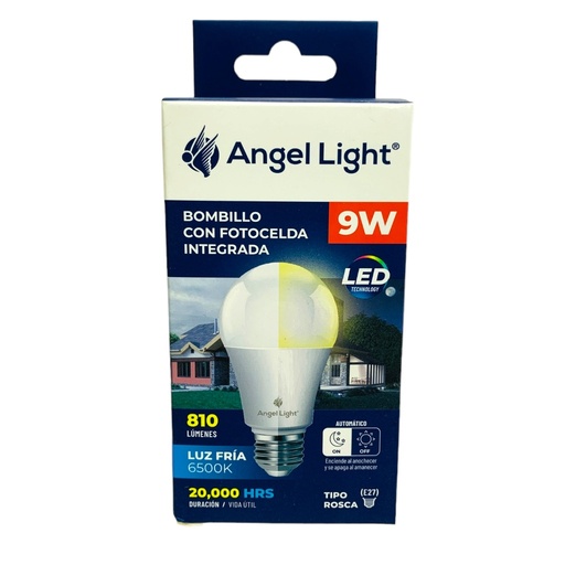 [AL-LSB-9W] Bombillo con fotocelda integrada ANGEL LIGHT