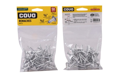 Remache ala ancha COVO (set 50pz)