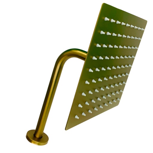 [A367-SHG-4] Regadera tipo lluvia GRIVEN (gold)