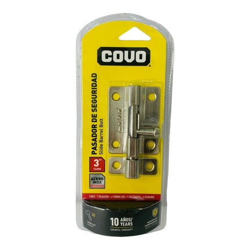 Pasador de seguridad COVO (acero inoxidable)