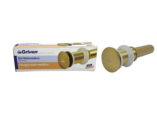 [GV-GL220A-W] Desague para lavamano GRIVEN (gold)