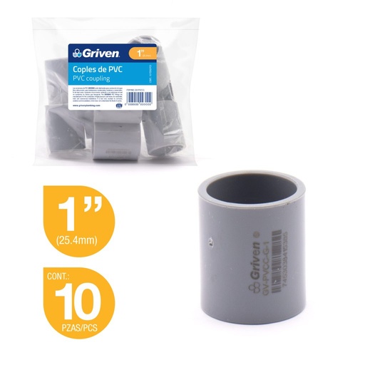 Union pvc cxc GRIVEN (por unidad)