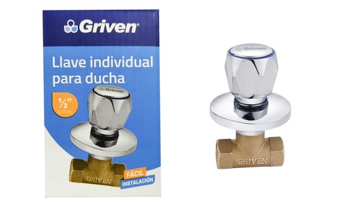 [A367-WA105] Llave de ducha individual GRIVEN (acrilica)