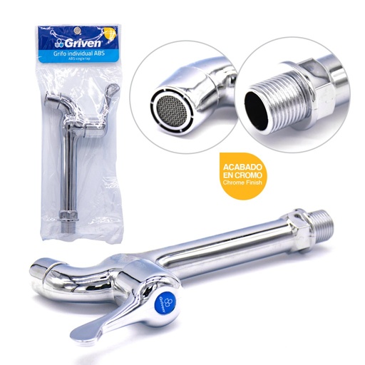 [A367-ZF601D] Grifo individual 1/2'' GRIVEN (cromado)