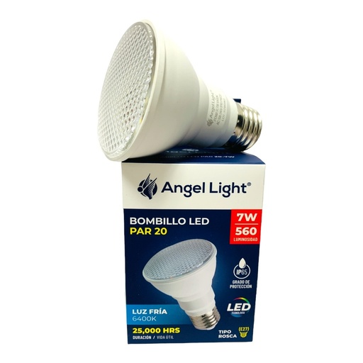 [AL-PAR20-7W] Bombillo led par 20 6400k e27 ac 100-240v ANGEL LIGHT