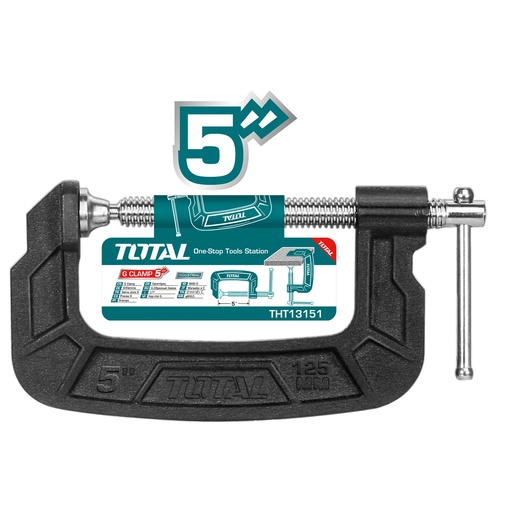 [THT13151] PRENSA SARGENTO TIPO G 5'' TOTAL 
