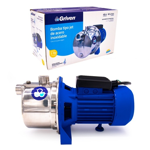 [JET-1-VEN] BOMBA DE AGUA 1HP JET AUTOCEBANTE GRIVEN