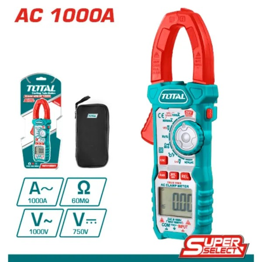 [TMT410004] TESTER MULTIMETRO AC DIGITAL 1000AMP TOTAL 