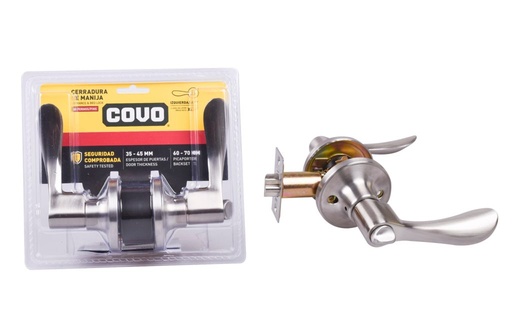 [DL-6021B-SN-L] CERRADURA DE MANILLA (IZQUIERDA) 45MM COVO