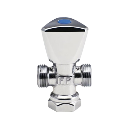 [02RP01D] Llave de arresto doble 1/2''X1/2'' FP