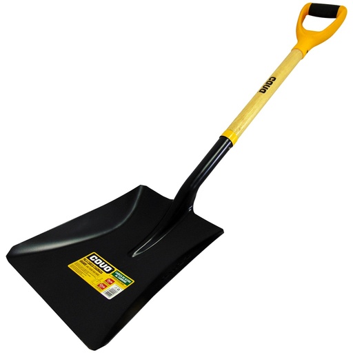 [CV-SV-0413] PALA CUADRADA 36CM CABO DE MADERA COVO