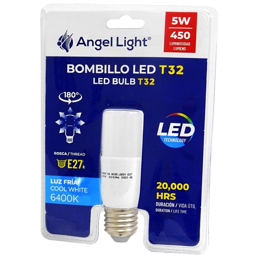[A105-WSH-5W] BOMBILLO LED 5W T32 ANGEL LIGHT 