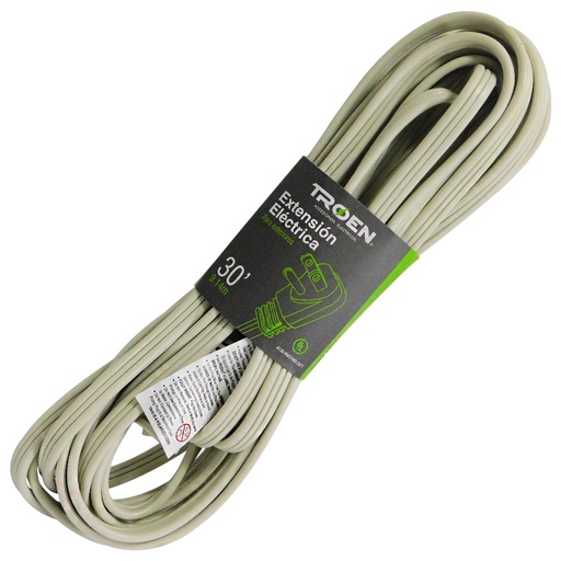 [A136-RM3-YM3-30FT] EXTENSION ELECTRICA 30FT 1 TOMA TROEN 
