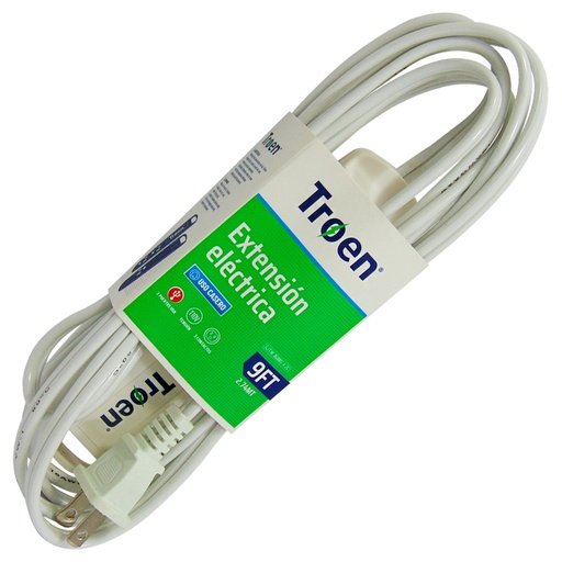 [A136-F0604-9FT] Extension electrica 2,74 metros TROEN (2 x 16awg)