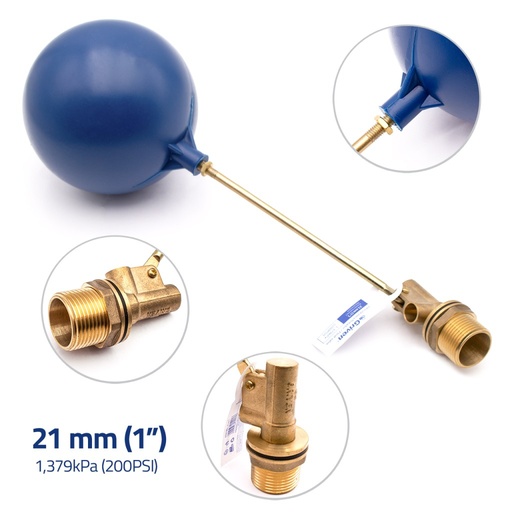 Flotador para tanque de agua con boya GRIVEN