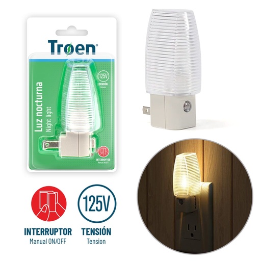 [A136-LD11P] Lampara led nocturna 110v TROEN
