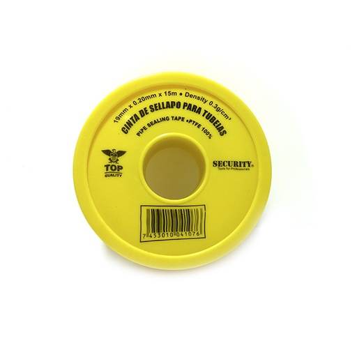 [52-CH35] Teflon profesional 3/4'' x 15 metros SECURITY