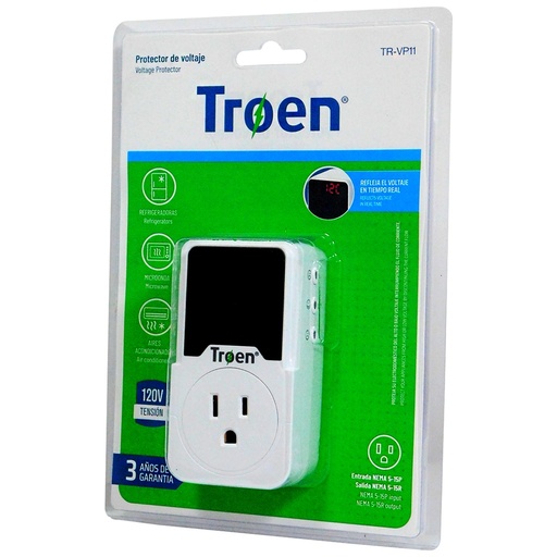 [TR-VP11] Protector de voltaje digital ac120V TROEN